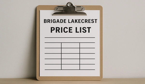 Brigade Lakecrest Price List